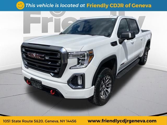 Summit White 2021 GMC Sierra 1500 AT4 Crew Cab 4WD Pickup Truck Four-Wheel Drive Automatic
