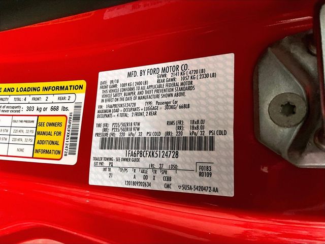 2019 Ford Mustang GT Red at Grove City Ford