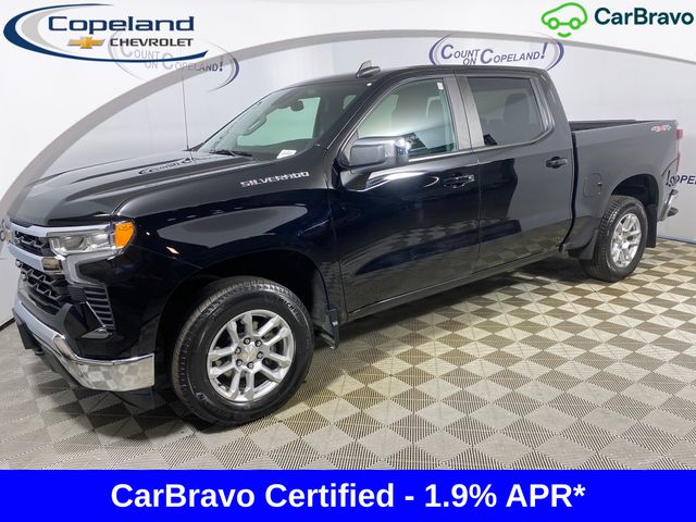 Black 2024 Chevrolet Silverado 1500 Pickup Truck Four-Wheel Drive 8-Speed Automatic