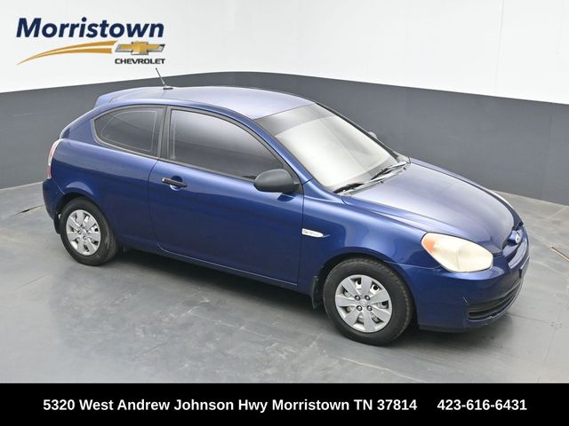 Ice Blue 2008 Hyundai Accent GS 2-Door Hatchback FWD Hatchback Front-Wheel Drive