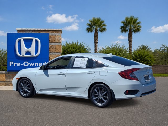 Certified Used 2020 Platinum White Pearl Honda EX image 4