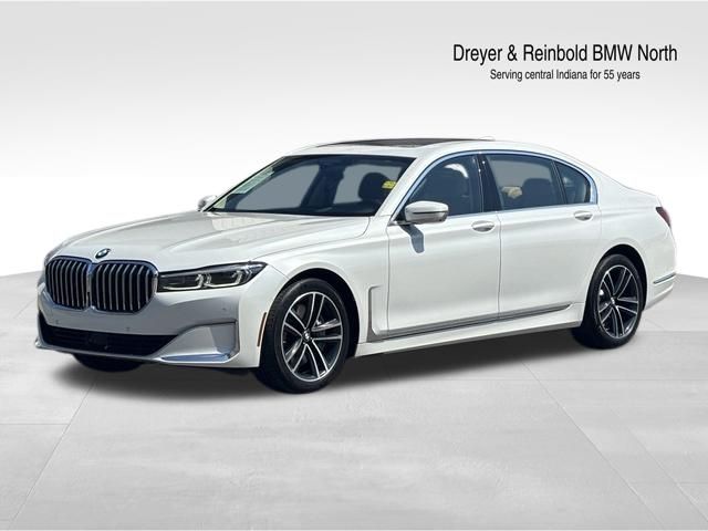 White Metallic 2021 BMW 7 Series Sedan All-Wheel Drive 8-Speed Automatic