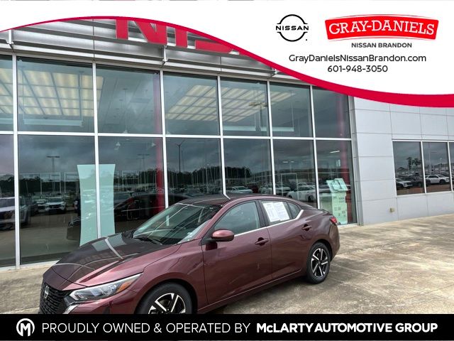 Rosewood Metallic 2024 Nissan Sentra Sedan Front-Wheel Drive Continuously Variable Transmission