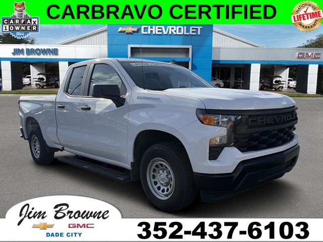 Summit White 2024 Chevrolet Silverado 1500 Pickup Truck 4X2 Automatic