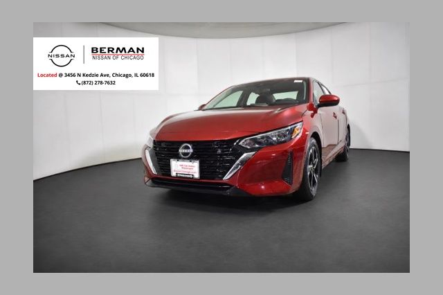 Red (Scarlet Ember Tintcoat) 2024 Nissan Sentra SV FWD Sedan Front-Wheel Drive Continuously Variable Transmission