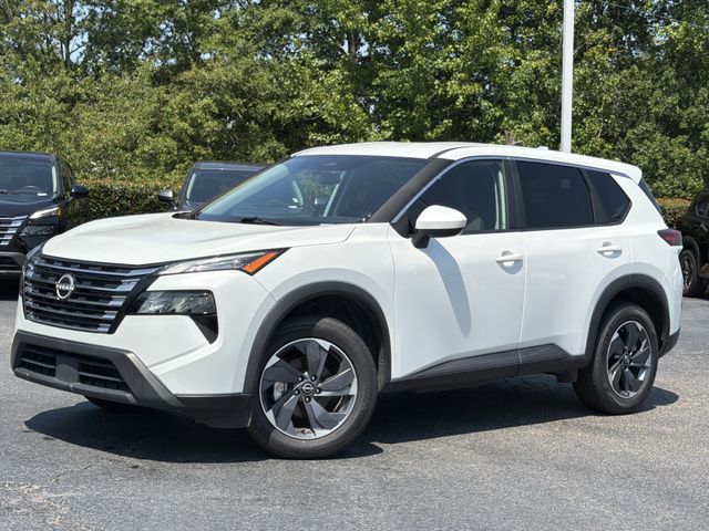 Everest White Pearl 2025 Nissan Rogue SUV / Crossover Front-Wheel Drive Continuously Variable Transmission