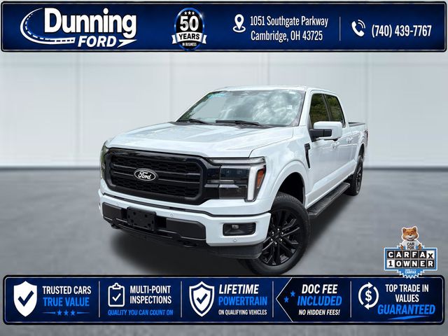 Space White Metallic 2025 Ford F-150 Pickup Truck Four-Wheel Drive Automatic