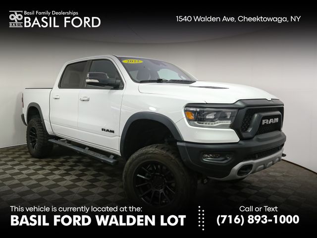 Bright White Clearcoat 2022 RAM 1500 Pickup Truck Four-Wheel Drive 8-Speed Automatic