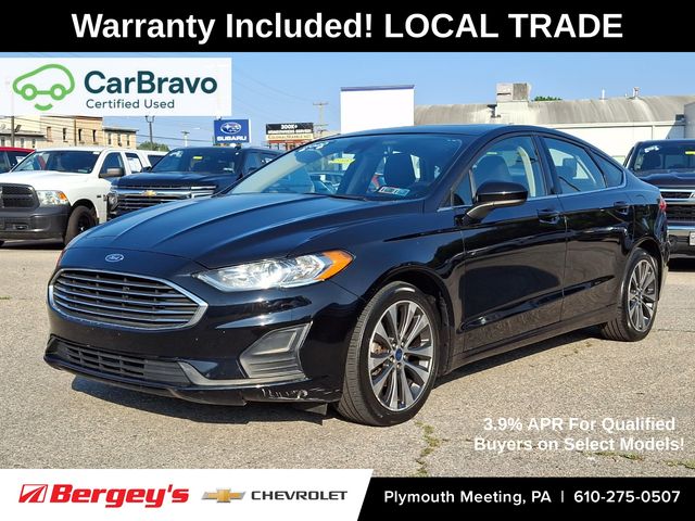 Black Metallic 2020 Ford Fusion Sedan All-Wheel Drive 6-Speed Automatic