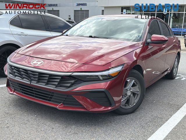 Red 2025 Hyundai Elantra Sedan Front-Wheel Drive Continuously Variable Transmission