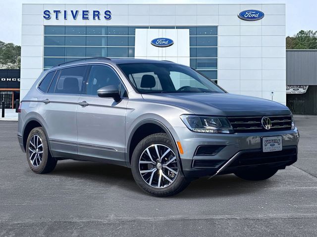 Pyrite Silver Metallic 2021 Volkswagen Tiguan SE 4Motion SUV / Crossover All-Wheel Drive 8-Speed Automatic