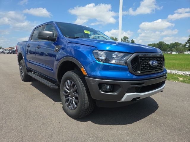 Lightning Blue Metallic 2020 Ford Ranger Pickup Truck Four-Wheel Drive Automatic