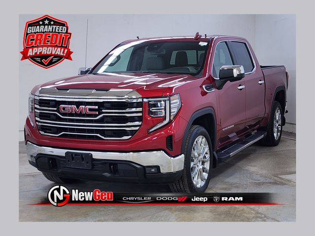 Volcanic Red 2023 GMC Sierra 1500 Pickup Truck Four-Wheel Drive Automatic