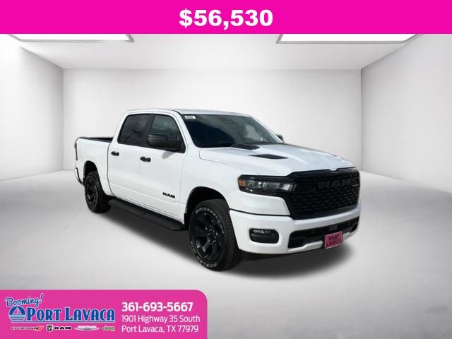 Bright White Clearcoat 2026 RAM 1500 Express Crew Cab 4WD Pickup Truck Four-Wheel Drive 8-Speed Automatic