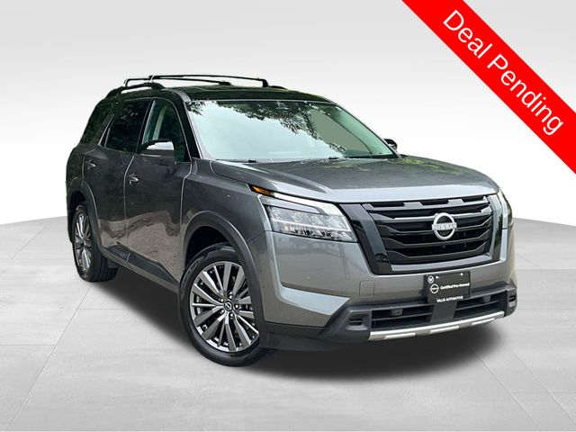 Gun Metallic/Super Black 2023 Nissan Pathfinder SUV / Crossover All-Wheel Drive 9-Speed Automatic