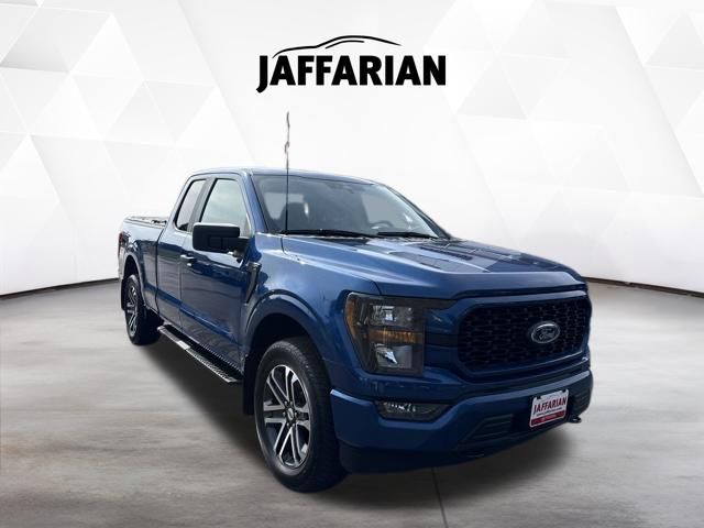 Blue Metallic 2023 Ford F-150 Pickup Truck Four-Wheel Drive Automatic