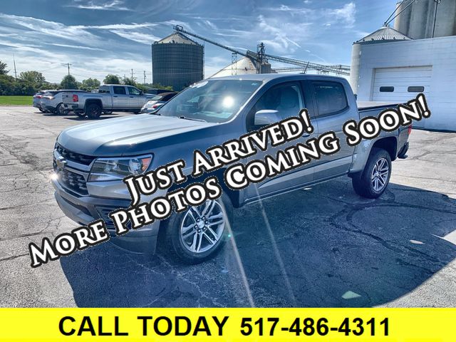 Gray (Satin Steel Metallic) 2021 Chevrolet Colorado Pickup Truck Four-Wheel Drive 8-Speed Automatic