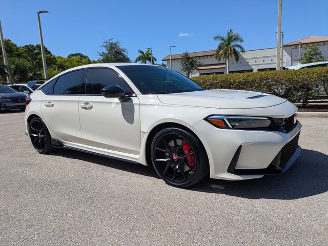 Championship White 2025 Honda Civic Type R Hatchback Front-Wheel Drive 6-Speed Manual
