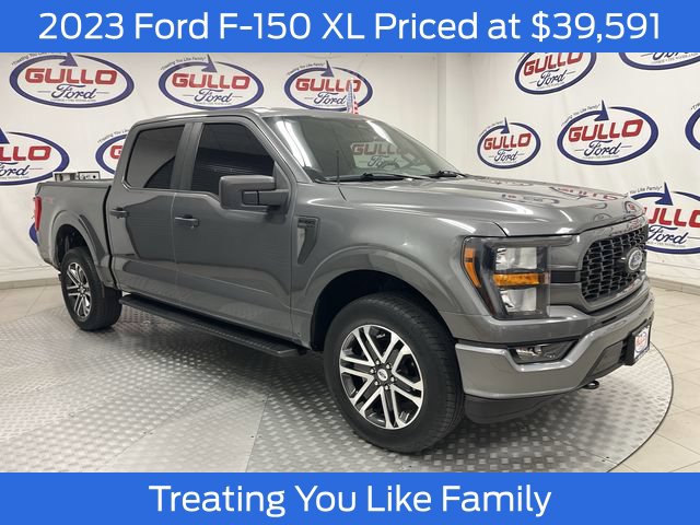 Gray Metallic 2023 Ford F-150 Pickup Truck Four-Wheel Drive Automatic
