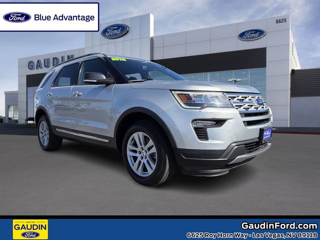 Ingot Silver 2018 Ford Explorer XLT AWD SUV / Crossover All-Wheel Drive 6-Speed Automatic