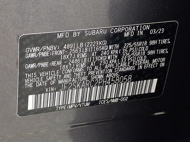2023 Subaru Forester Touring Gray at Rafferty Subaru
