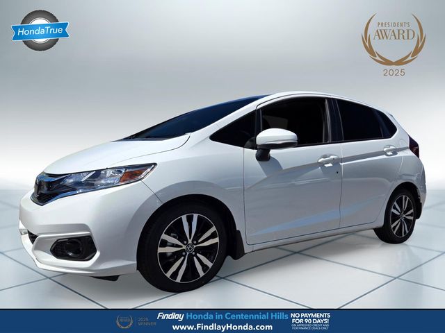 White Orchid Pearl 2018 Honda Fit EX Hatchback Front-Wheel Drive Continuously Variable Transmission