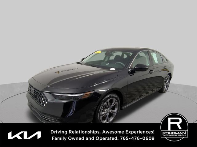 Crystal Black Pearl 2023 Honda Accord Sedan Front-Wheel Drive Continuously Variable Transmission