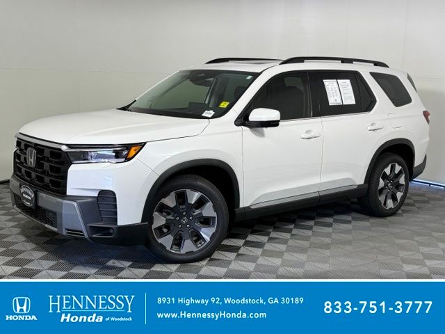 Platinum White 2026 Honda Pilot SUV / Crossover All-Wheel Drive Automatic