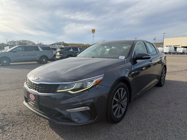 Gray (Platinum Graphite) 2019 Kia Optima EX FWD Sedan 7-Speed Automatic