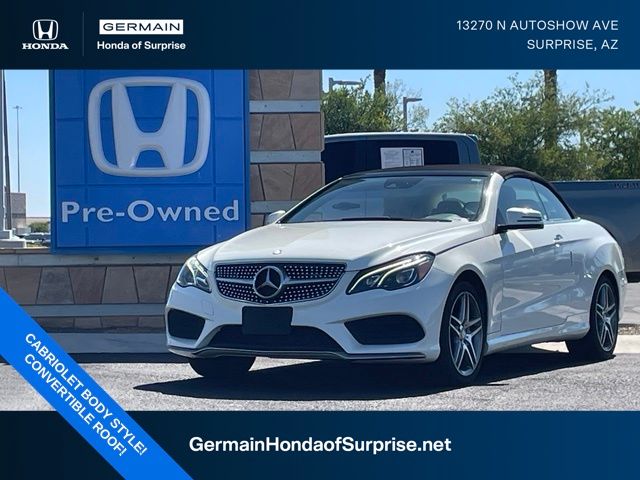 Diamond White Metallic 2014 Mercedes-Benz E-Class E 550 Cabriolet Convertible Rear-Wheel Drive 7-Speed Automatic