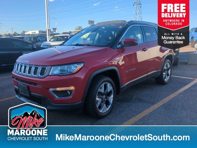 Redline Pearlcoat 2017 Jeep Compass Limited 4WD SUV / Crossover Four-Wheel Drive 9-Speed Automatic