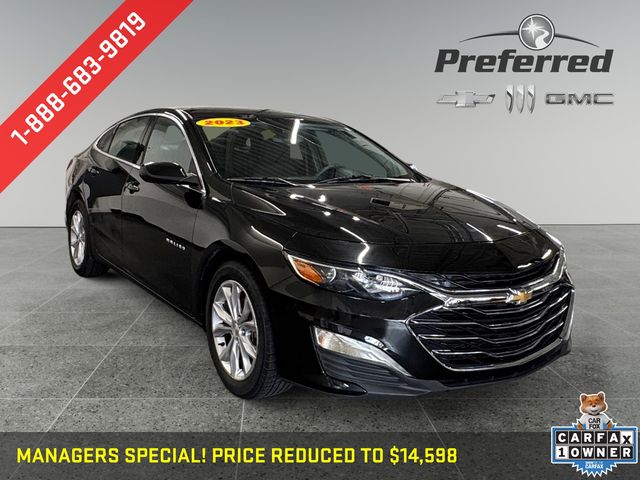 Mosaic Black Metallic 2023 Chevrolet Malibu Sedan Front-Wheel Drive Continuously Variable Transmission