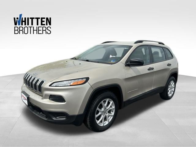 Cashmere Pearlcoat 2015 Jeep Cherokee Sport 4WD SUV / Crossover Four-Wheel Drive 9-Speed Automatic