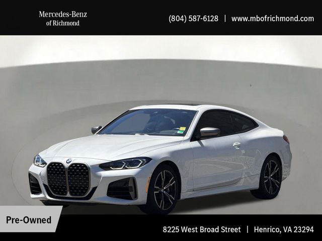 Mineral White Metallic 2021 BMW 4 Series M440i Coupe xDrive Coupe All-Wheel Drive 8-Speed Automatic