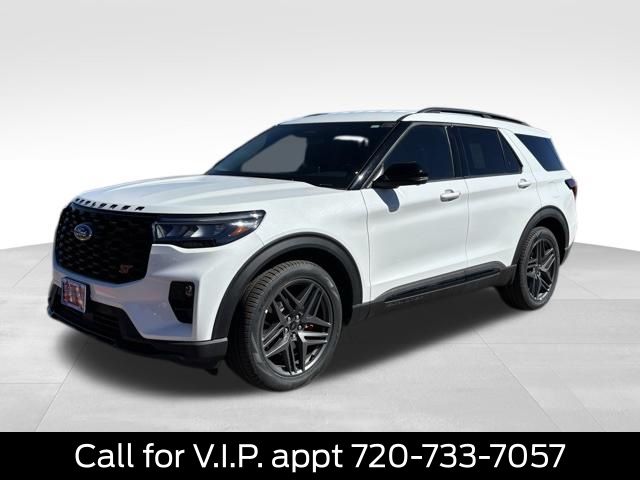 White Metallic 2026 Ford Explorer ST AWD SUV / Crossover All-Wheel Drive Automatic