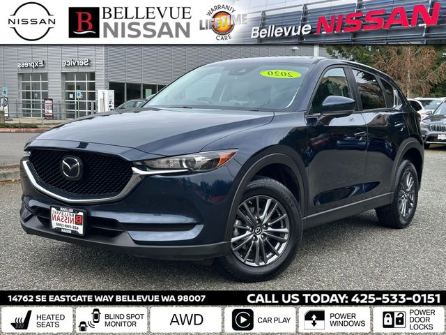 Deep Crystal Blue Mica 2020 Mazda CX-5 Touring AWD SUV / Crossover All-Wheel Drive 6-Speed Automatic