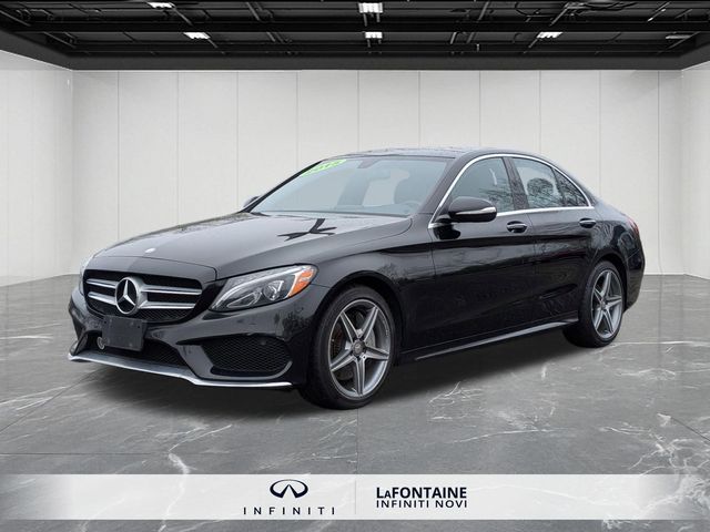 Black 2015 Mercedes-Benz C-Class C 400 4MATIC Sedan All-Wheel Drive 7-Speed Automatic