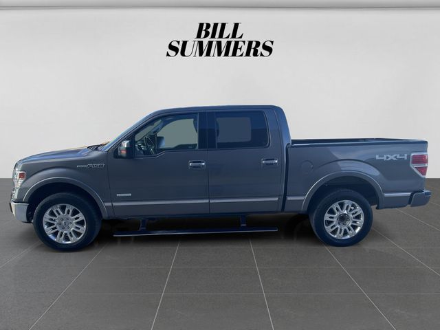 Sterling Gray Metallic 2013 Ford F-150 Platinum SuperCrew 4WD Pickup Truck Four-Wheel Drive 6-Speed Automatic