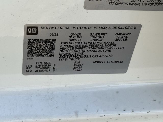 2026 GMC Sierra 1500 Elevation White at Wharton Chevrolet GMC