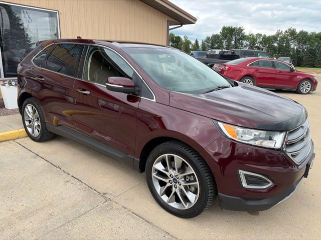 Red (Burgundy) 2017 Ford Edge SUV / Crossover All-Wheel Drive 6-Speed Automatic