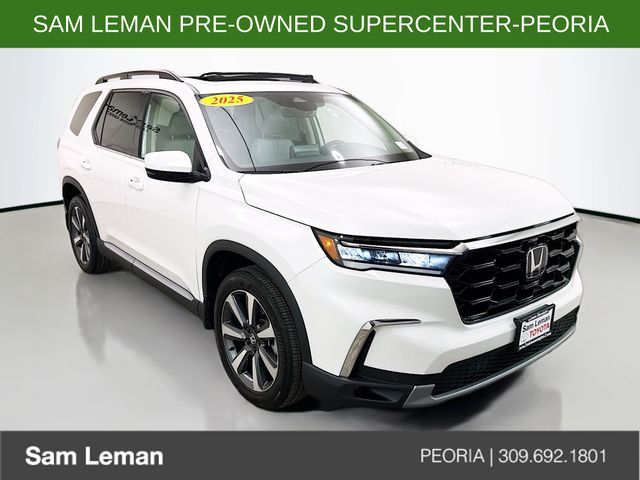 Platinum White Pearl 2025 Honda Pilot SUV / Crossover All-Wheel Drive Automatic