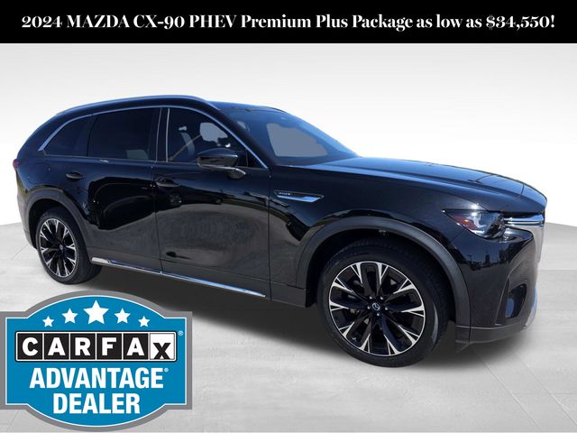 Jet Black 2024 Mazda CX-90 PHEV Premium Plus AWD SUV / Crossover All-Wheel Drive 8-Speed Automatic