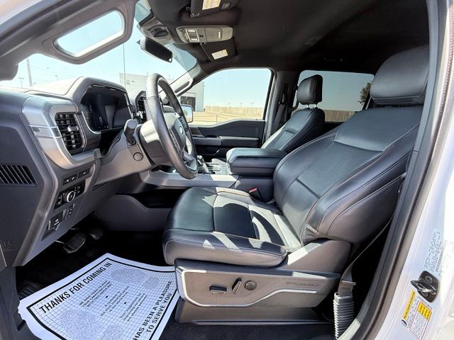 2024 Ford F-150 Lariat White at Brown Honda