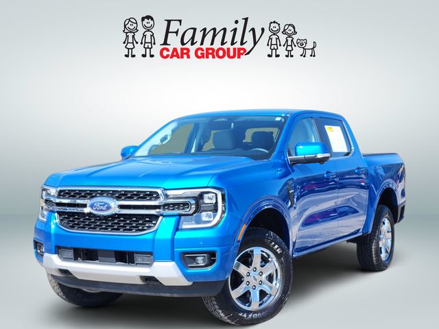 Velocity Blue Metallic 2025 Ford Ranger Pickup Truck Four-Wheel Drive Automatic