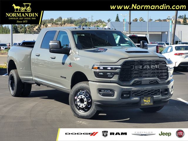 Ceramic Gray Clearcoat 2026 RAM 3500 Laramie Mega Cab DRW 4WD Pickup Truck Four-Wheel Drive 8-Speed Automatic