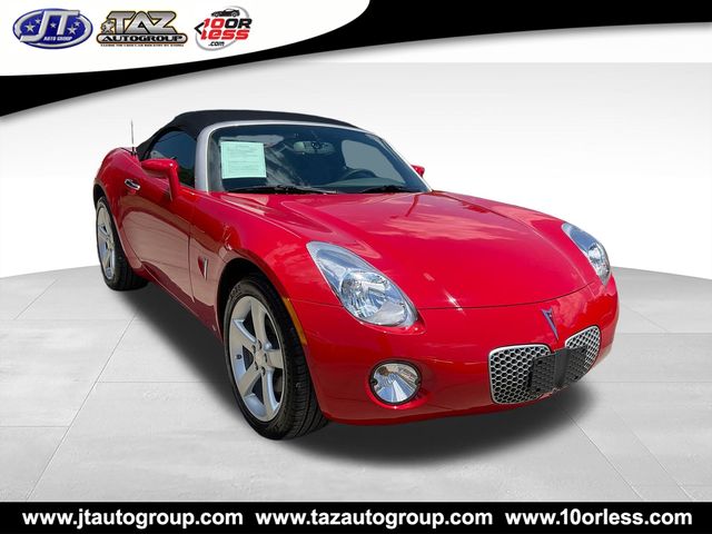 Aggressive (Victory Red) 2008 Pontiac Solstice Convertible Rear-Wheel Drive 5-Speed Manual