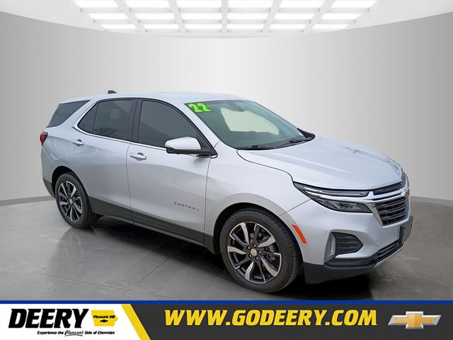 Silver Ice Metallic 2022 Chevrolet Equinox LT FWD with 1LT SUV / Crossover Front-Wheel Drive 6-Speed Automatic Overdrive