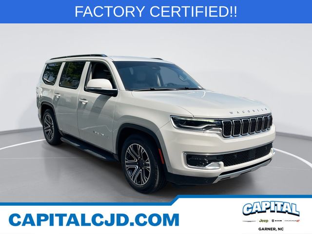 Luxury White Pearlcoat 2022 Jeep Wagoneer Series III 4WD SUV / Crossover Four-Wheel Drive 8-Speed Automatic