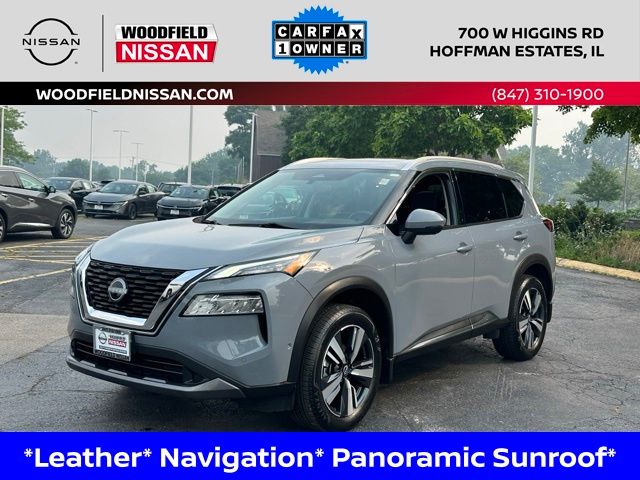 Boulder Gray Pearl 2023 Nissan Rogue SUV / Crossover All-Wheel Drive Continuously Variable Transmission