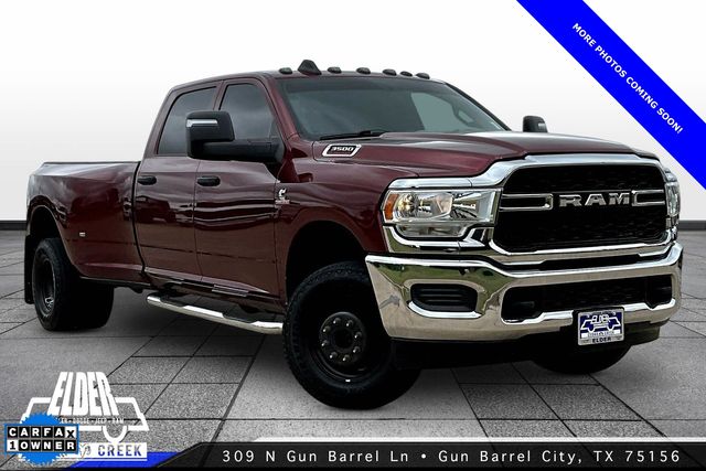 Delmonico Red Pearlcoat 2023 RAM 3500 Tradesman Crew Cab LB DRW 4WD Pickup Truck Four-Wheel Drive 6-Speed Automatic